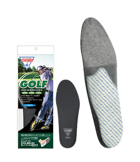 追求高爾夫球好表現同時輕鬆步行而設計的高爾夫球專用鞋墊